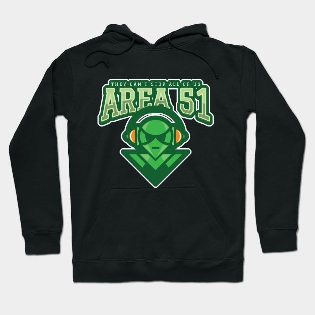 Area 51, they can't stop all of us Hoodie by Patricke116